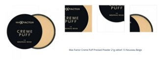 Max Factor Creme Puff Pressed Powder 21g odtieň 13 Nouveau Beige 1