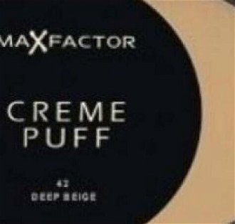 Max Factor Creme Puff Pressed Powder 21g odtieň 42 Deep Beige 5