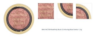 MAX FACTOR Facefinity Blush 25 Alluring Rose lícenka 1,5 g 1