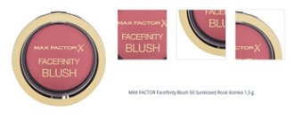 MAX FACTOR Facefinity Blush 50 Sunkissed Rose lícenka 1,5 g 1