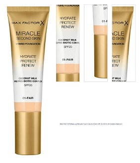 MAX FACTOR Make-up Miracle Touch Second Skin SPF 20, 30 ml, 06 Golden Medium 1