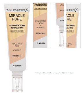 MAX FACTOR Miracle Pure SPF 30 Skin-Improving Foundation 75 Golden make-up 30 ml 1