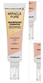 MAX FACTOR Miracle Pure SPF30 Skin-Improving Foundation 30 Porcelain make-up 30 ml 3