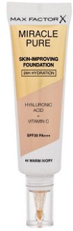 MAX FACTOR Miracle Pure SPF30 Skin-Improving Foundation 44 Warm Ivory make-up 30 ml