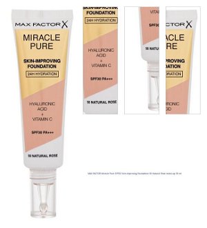 MAX FACTOR Miracle Pure SPF30 Skin-Improving Foundation 50 Natural Rose make-up 30 ml 1
