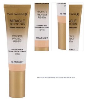 MAX FACTOR Miracle Second Skin SPF20 02 Fair Light make-up 30 ml 1