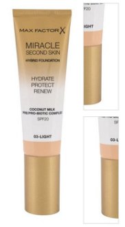 MAX FACTOR Miracle Second Skin SPF20 03 Light make-up 30 ml 3