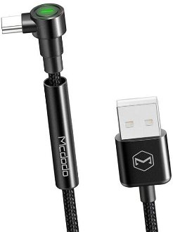 McDodo dátový kábel so stojanom - USB-C, Black
