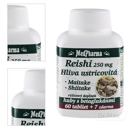 MedPharma REISHI 250 mg, Hliva ustricovitá 9