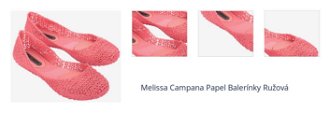 Melissa Campana Papel Balerínky Ružová 1