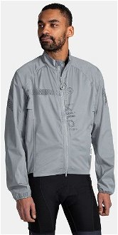 Men cycling jacket KILPI RAINAR-M Light gray