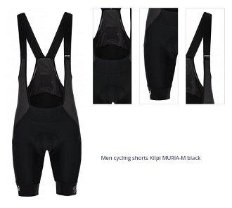 Men cycling shorts Kilpi MURIA-M black 1