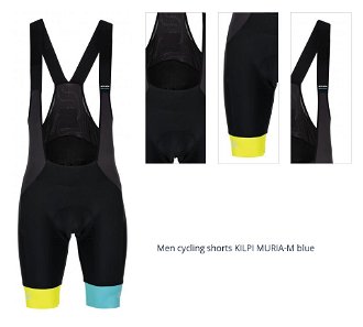 Men cycling shorts KILPI MURIA-M blue 1