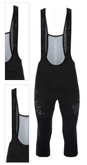 Men's 3/4 cycling leggings KILPI ARENAL-M black 4