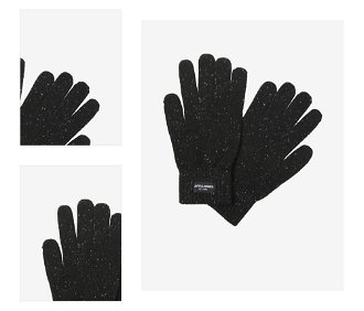 Men's Black Checkered Gloves Jack & Jones Cliff - Men 4