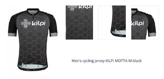 Men's cycling jersey Kilpi MOTTA-M black 1
