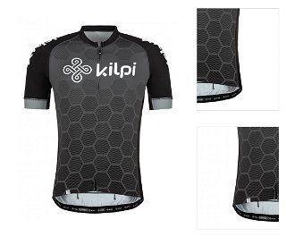 Men's cycling jersey Kilpi MOTTA-M black 3