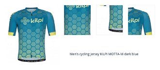 Men's cycling jersey Kilpi MOTTA-M dark blue 1
