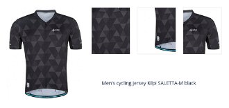 Men's cycling jersey Kilpi SALETTA-M black 1