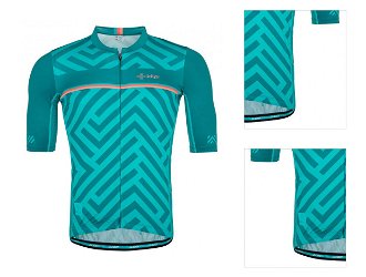 Men's cycling jersey Kilpi TINO-M turquoise 3