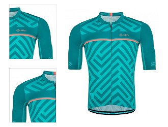 Men's cycling jersey Kilpi TINO-M turquoise 4