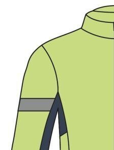 Men's cycling softshell jacket Kilpi VELOVER-M light green 6