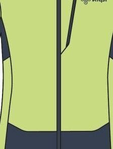 Men's cycling softshell jacket Kilpi VELOVER-M light green 5