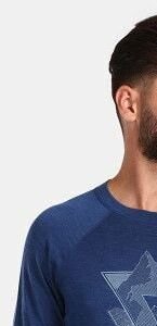 Men's functional T-shirt with long sleeves KILPI MAVORA TOP-M Dark blue 6