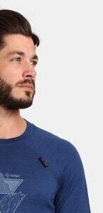 Men's functional T-shirt with long sleeves KILPI MAVORA TOP-M Dark blue 7