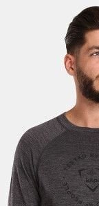 Men's functional T-shirt with long sleeves KILPI MAVORA TOP-M Dark grey 6