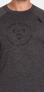 Men's functional T-shirt with long sleeves KILPI MAVORA TOP-M Dark grey 5