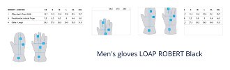 Men's gloves LOAP ROBERT Black 1