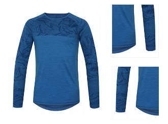 Men's thermal T-shirt HUSKY Merino tm. blue 3
