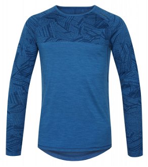 Men's thermal T-shirt HUSKY Merino tm. blue 2