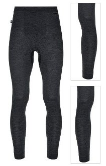 Men's thermal trousers made of wool MAVORA BOTTOM-M black 3