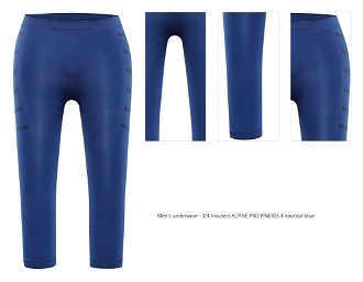 Men's underwear - 3/4 trousers ALPINE PRO PINEIOS 4 nautical blue 1