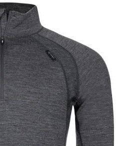 Men's woolen thermal T-shirt KILPI JAGER-M dark gray 7