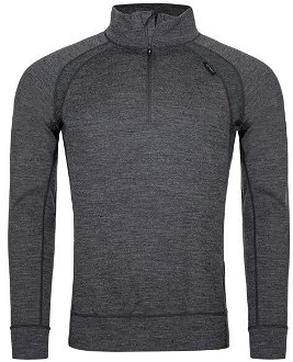 Men's woolen thermal T-shirt KILPI JAGER-M dark gray 2