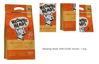 Meowing Heads  PAW LICKIN´ chicken - 1,5kg 1