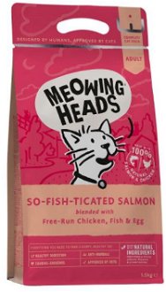 Meowing Heads  SO-FISH-ticated salmon - 4kg + mikroplyšová růžová deka