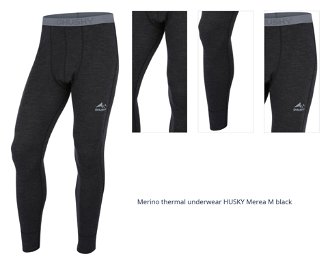 Merino thermal underwear HUSKY Merea M black 1