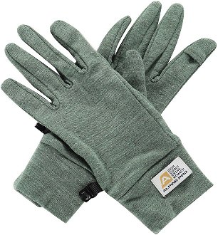 Merino wool gloves ALPINE PRO SILASE loden frost 2
