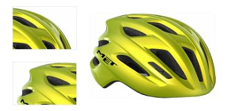 MET Idolo Lime Yellow Metallic/Glossy XL (59-64 cm) Prilba na bicykel 4