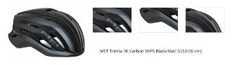 MET Trenta 3K Carbon MIPS Black/Matt S (52-56 cm) Prilba na bicykel 1