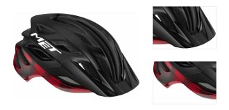 MET Veleno MIPS Red Black/Matt Glossy S (52-56 cm) Prilba na bicykel 3