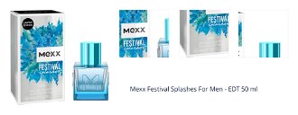 Mexx Festival Splashes For Men - EDT 50 ml 1
