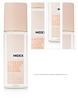 Mexx Forever Classic Never Boring for Her deodorant s rozprašovačom pre ženy 75 ml 1