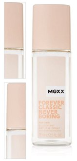 Mexx Forever Classic Never Boring for Her deodorant s rozprašovačom pre ženy 75 ml 4