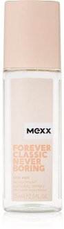 Mexx Forever Classic Never Boring for Her deodorant s rozprašovačom pre ženy 75 ml 2