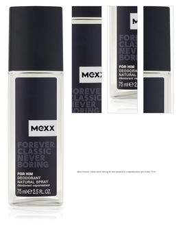 Mexx Forever Classic Never Boring for Him deodorant s rozprašovačom pre mužov 75 ml 1